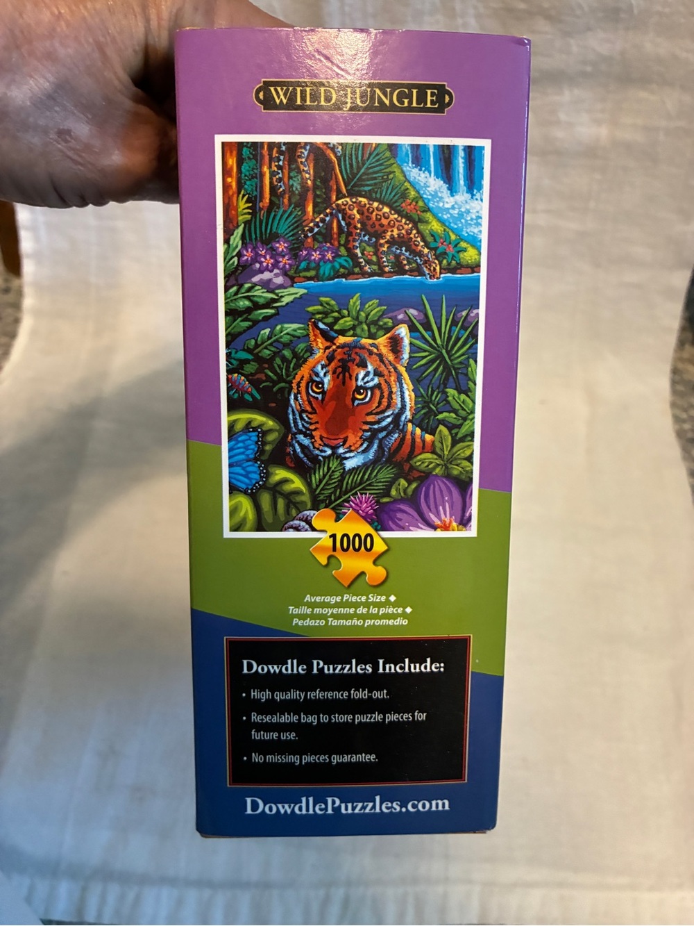 Wild Jungle 1000 Piece Dowdle Puzzle Colorful Jungle Scene - Picture 3 of 7